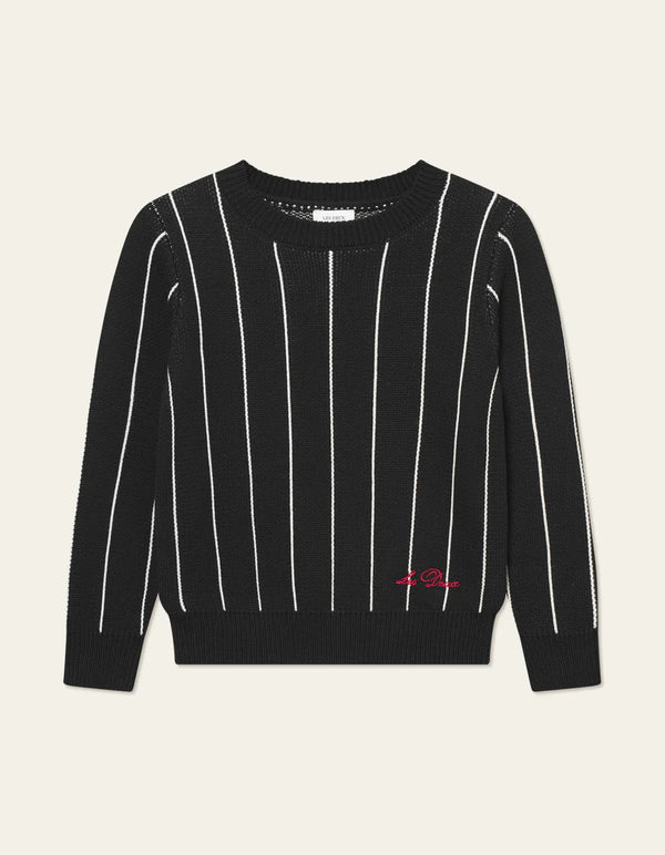 Gaston Jacquard Pinstripe Knit Kids