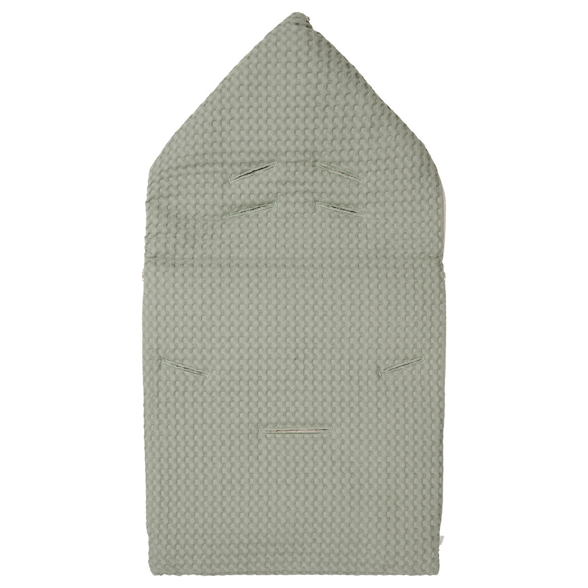 Koeka voetenzak 0+ 3 punts wafel/teddy oslo Shadow green/soft sand