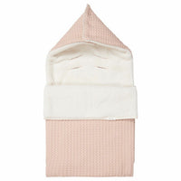 Koeka voetenzak 0+ 3 punts wafel/teddy oslo Rosa salt/pebble