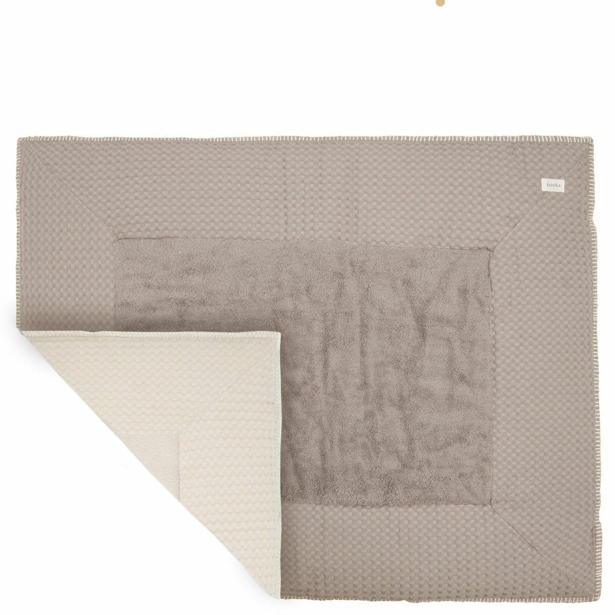 Koeka boxkleed wafel amsterdam Clay/natural