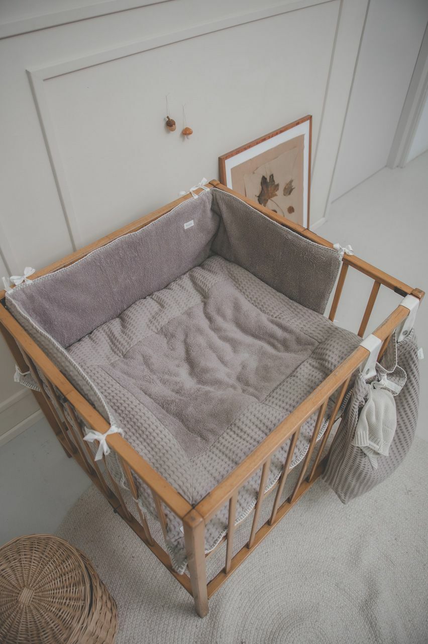 Koeka boxkleed wafel amsterdam Clay/natural
