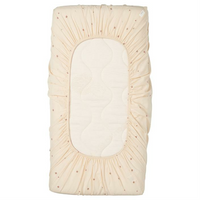 Koeka hoeslaken ledikant grainfield Warm white