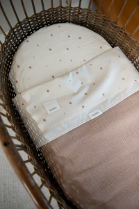 Koeka hoeslaken ledikant grainfield Warm white