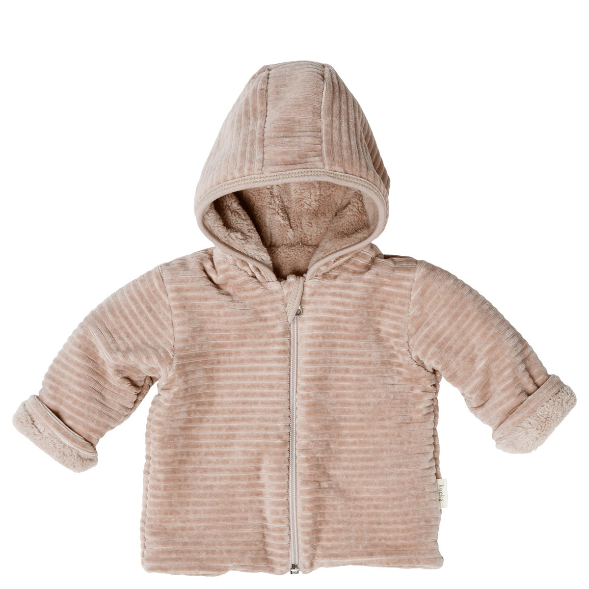 Koeka jasje reversible vik Grey pink