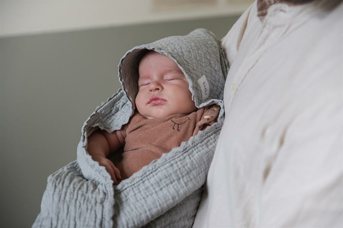 Koeka omslagdoek elba Grey wave