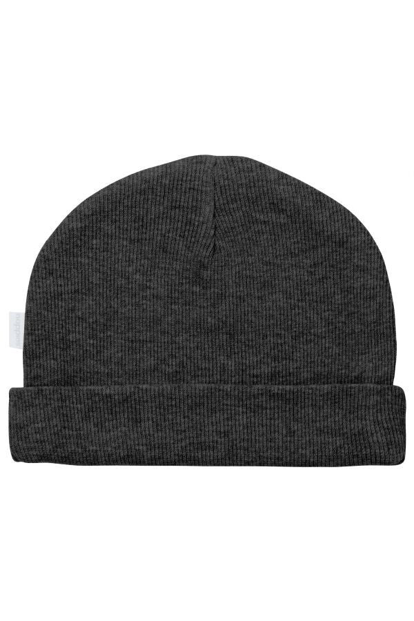 Noppies U Hat Rib Nevel Dark grey melange