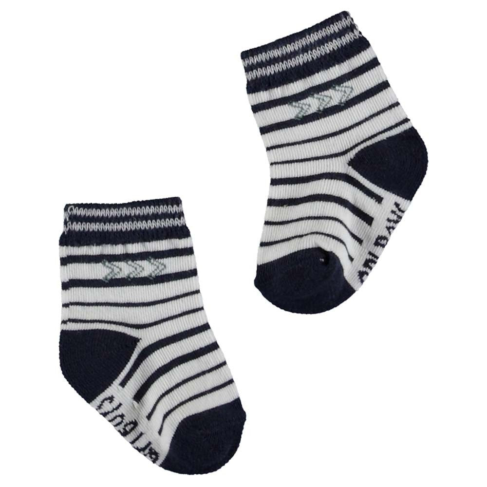 Quapi zergio mutsje Dark blue stripe