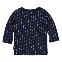 Quapi zacharias shirt lang Dark blue arrow