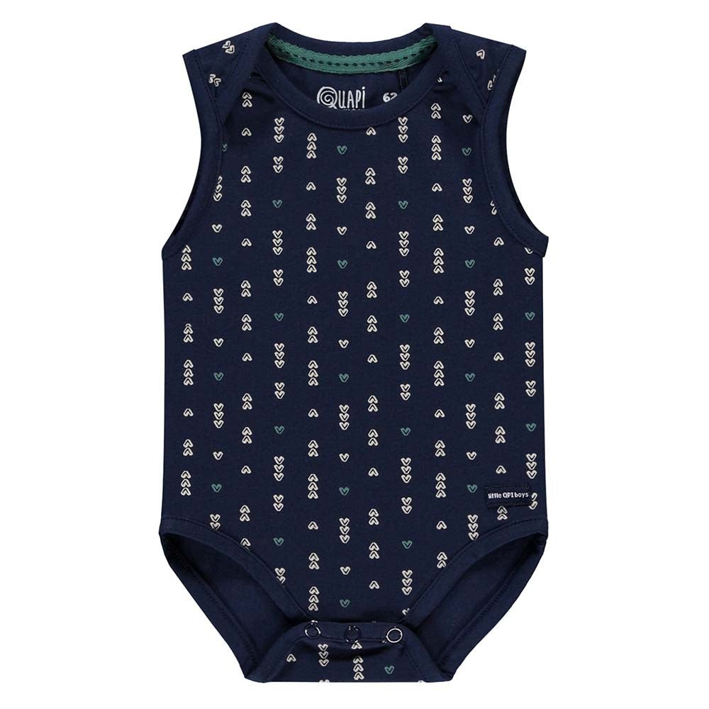 Quapi zeke romper Dark blue arrow