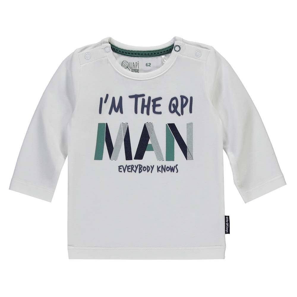 Quapi zack shirt lang White