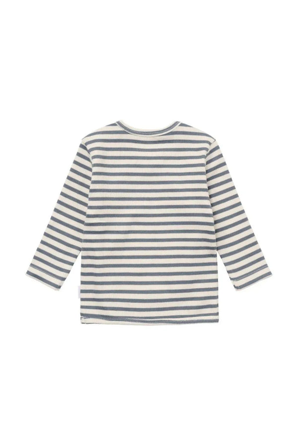 Noppies Top LS stripe Stormy weather