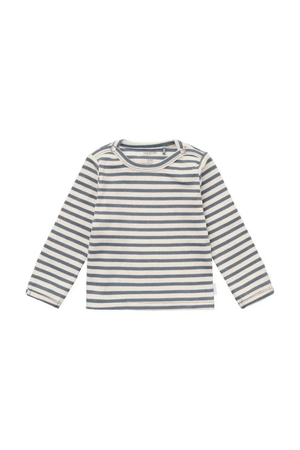 Noppies Tee LS stripe Stormy weather
