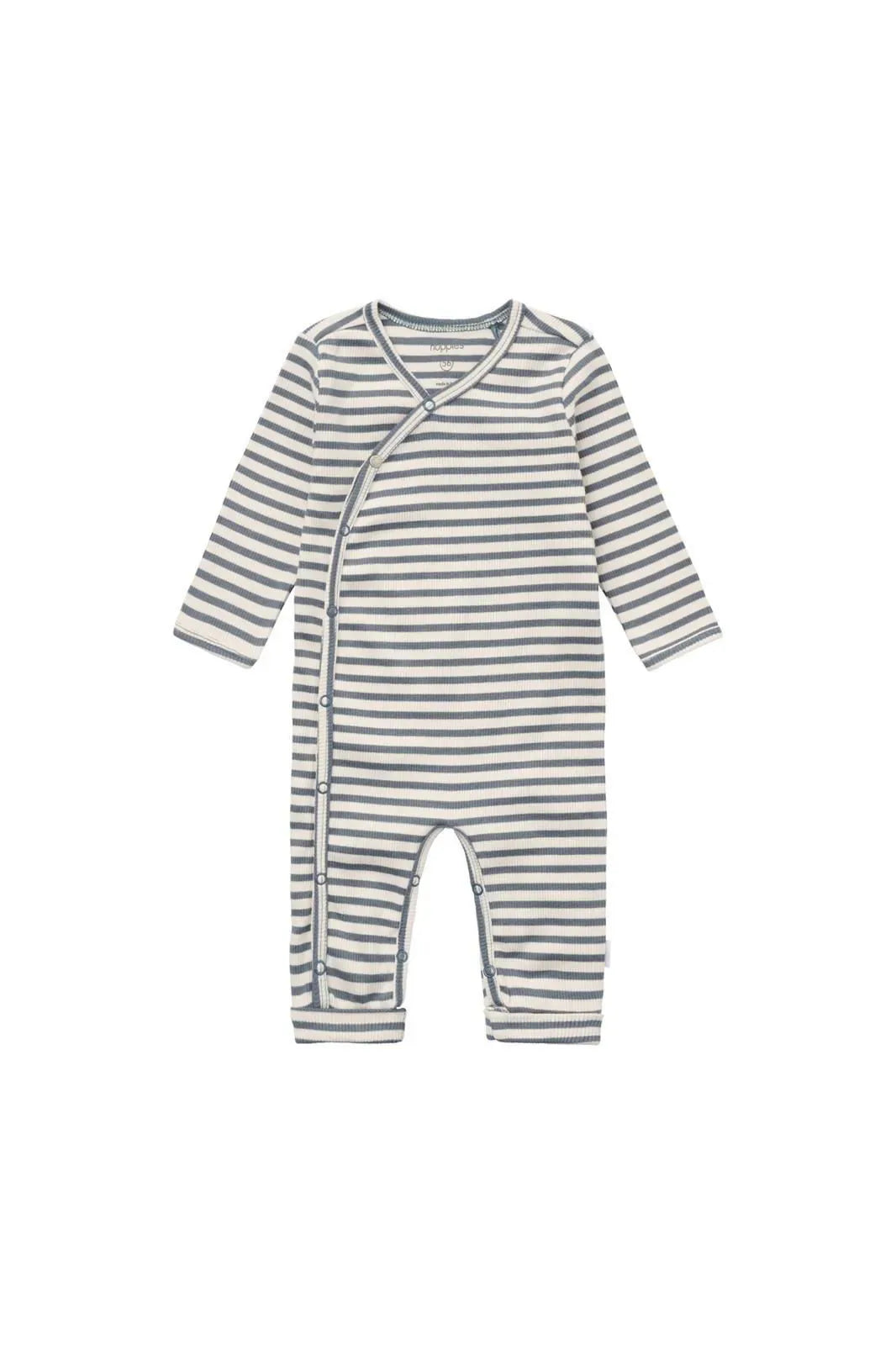Noppies Playsuit LS stripe Stormy weather