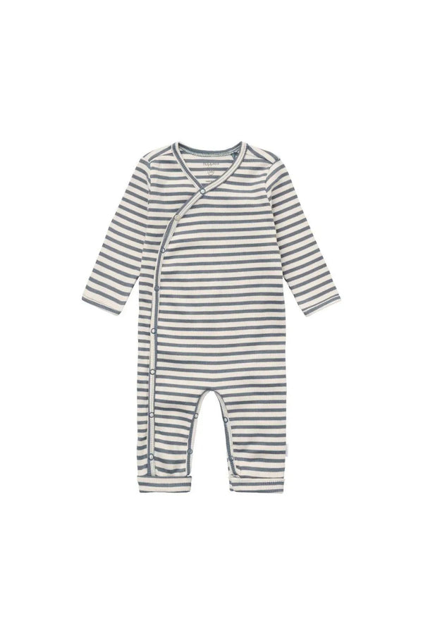 Noppies Playsuit LS stripe Stormy weather