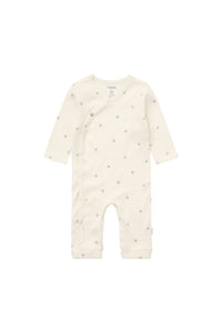 Noppies Playsuit LS AOP Egret