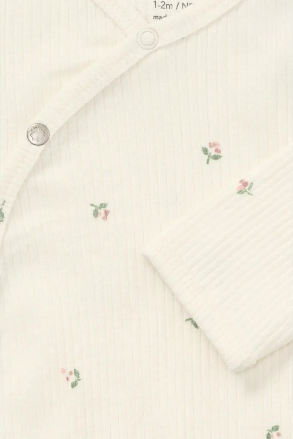 Noppies Playsuit LS AOP Egret