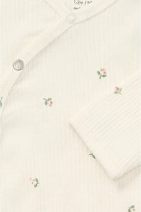 Noppies Playsuit LS AOP Egret