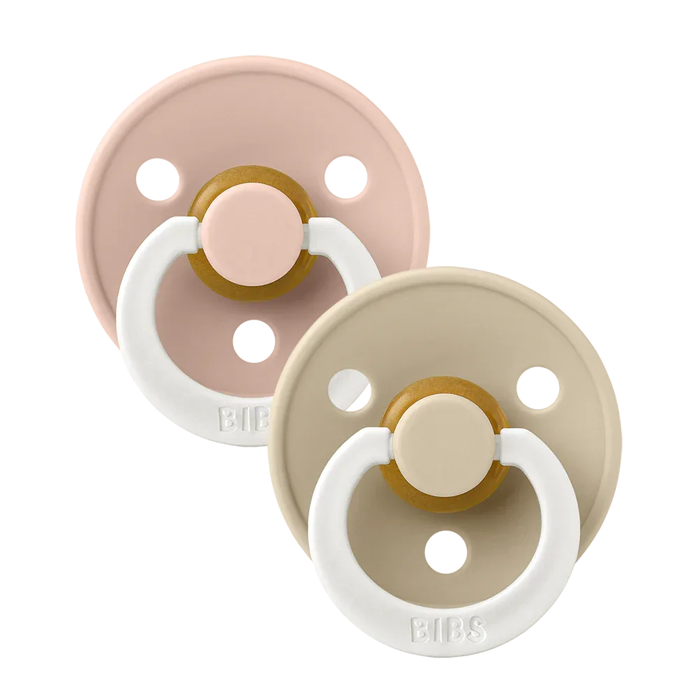 Bibs colour speen latex anatomic 2pack Blush glow/vanilla