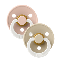 Bibs colour speen latex anatomic 2pack Blush glow/vanilla