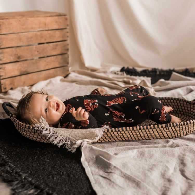 Yourwishes tigers | onesie Black