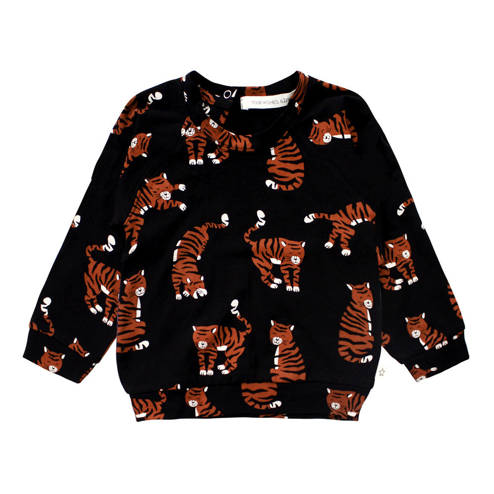 Yourwishes tigers | sweatshirt Black