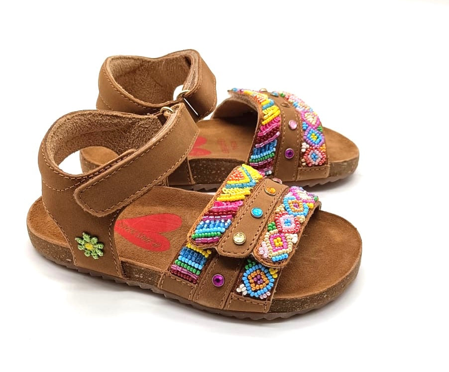 Shoesme IC23S004-G Brown multicolor