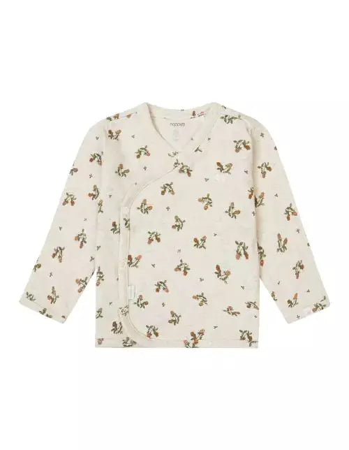 Noppies u tee overlap ls Nicosia Oatmeal