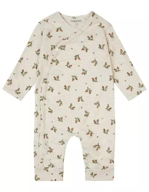 Noppies playsuit ls noumea aop Ras1202 oatmeal