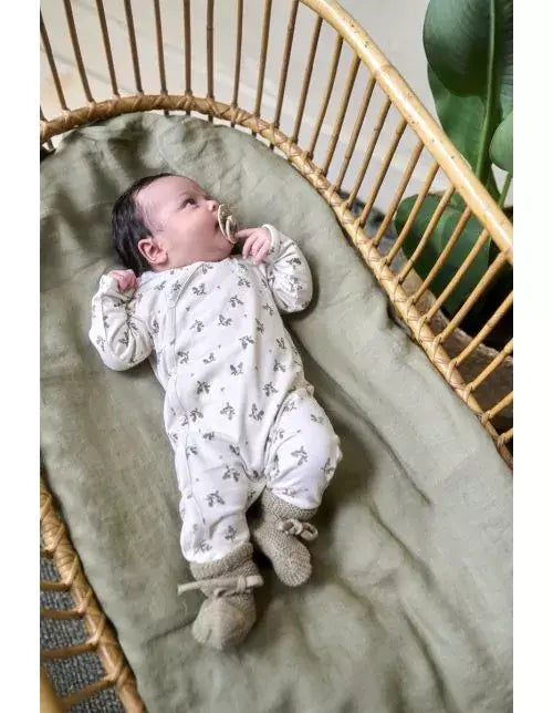 Noppies playsuit ls noumea aop Ras1202 oatmeal