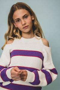 10sixteen Knitted  stripe pullover