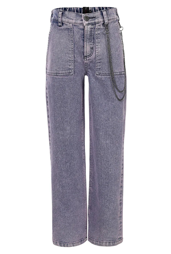 10sixteen purple Bleach denim pants