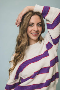 10sixteen Knitted  stripe pullover