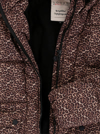 Little fake down outerwear jacket