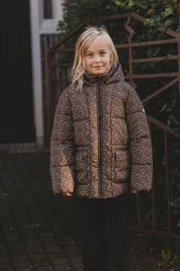 Little fake down outerwear jacket