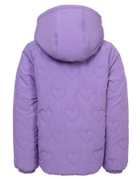 Looxs Little quilted hearts outerwear jack Bright lilac