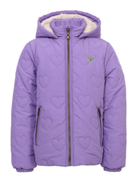 Looxs Little quilted hearts outerwear jack Bright lilac