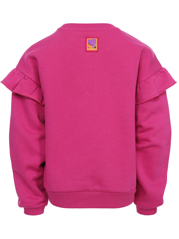 Little sweater with ruffles
