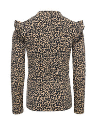Looxs Little crinckle top Sandy leopard