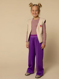 Looxs Little sporty scuba sweat pants Violet purple