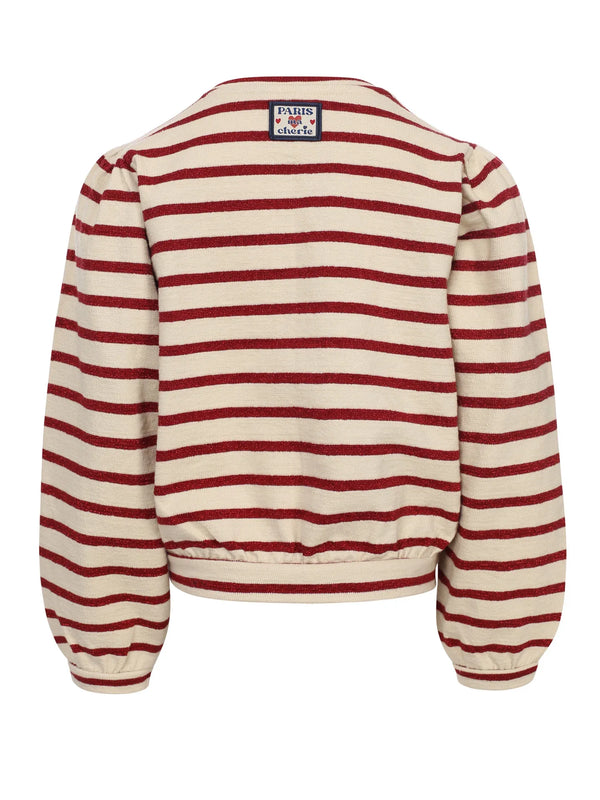 Little lurex stripe sweater