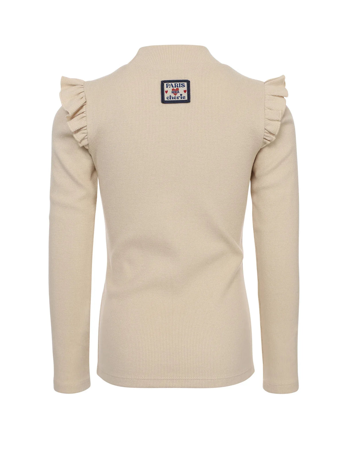 Little rib t-shirt with ruffles