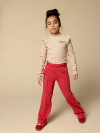 Little rib t-shirt with ruffles