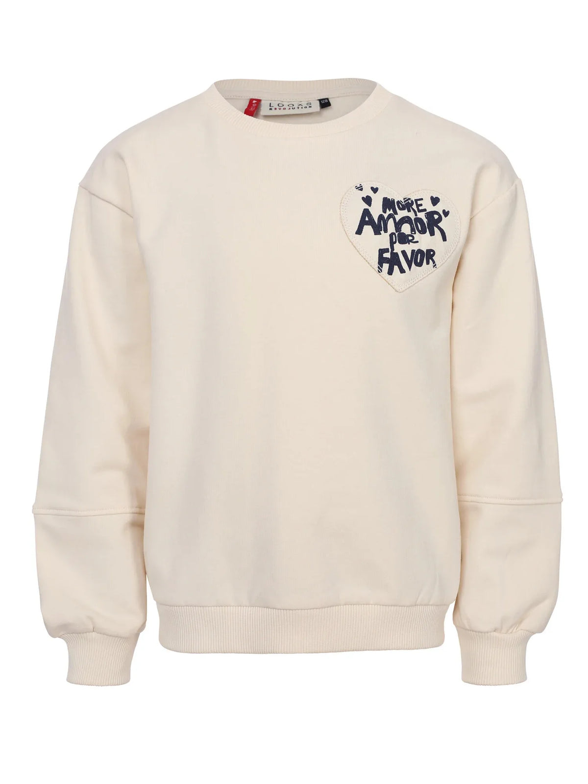 Looxs Little printed sweater Milk