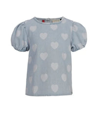 Little Heart Denim Top