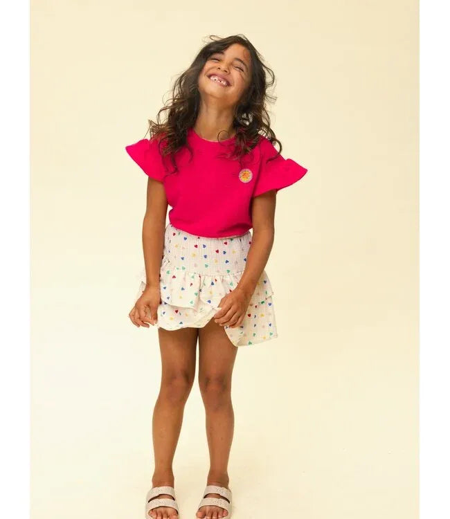 Little Hearts Woven Skirt