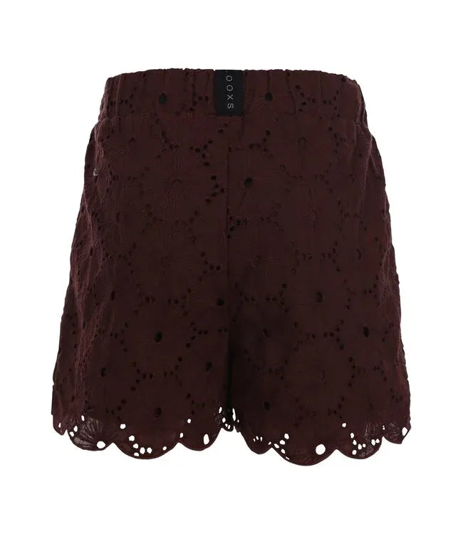 Looxs 10sixteen lace shorts Chocolate
