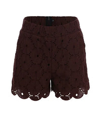 Looxs 10sixteen lace shorts Chocolate