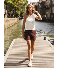 Looxs 10sixteen lace shorts Chocolate