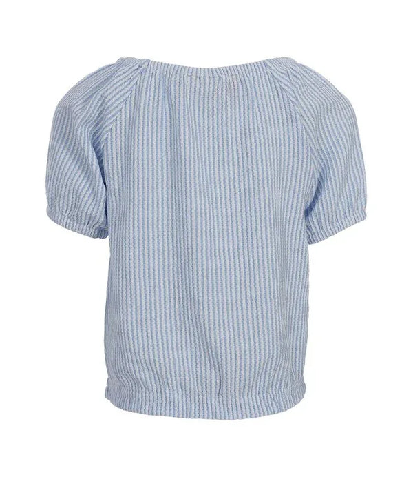 Little Striped Crinckle Top SS