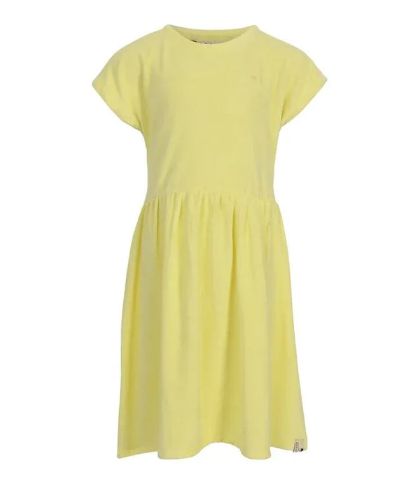 Looxs Little Terry Cloth Dress SS Lemon